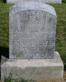 Gravestone of Mary Gerber King
